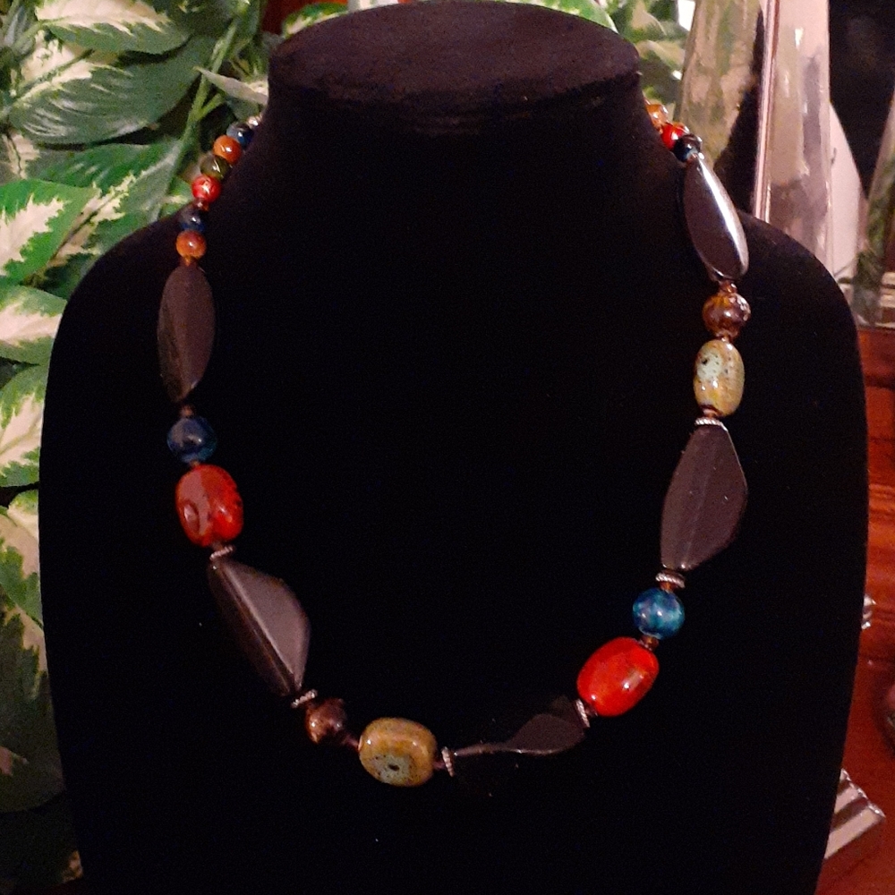 4 For $10 / Multi Colored Beaded Necklace
